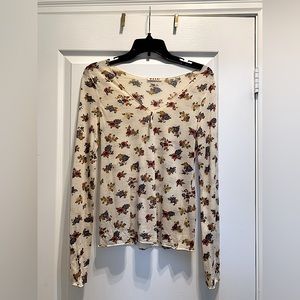 (SOLD)MARNI Floral Print Top